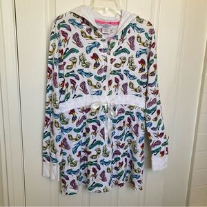 DISNEY Parks Princess Shoe Hooded Sweatshirt XL
